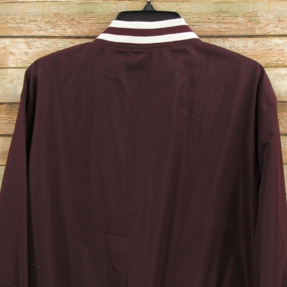 Goodfellow Maroon/White Varsity Jacket XL - Picture 9 of 13